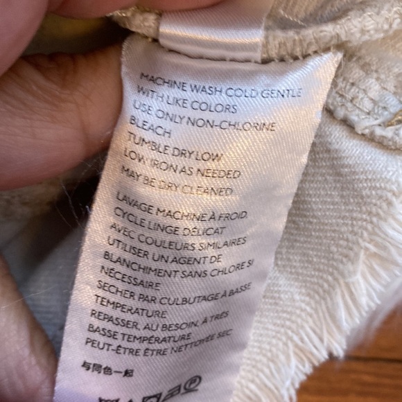 Free People Alpha Utility Raw Edge Mini Skirt in Salt - Picture 9 of 10